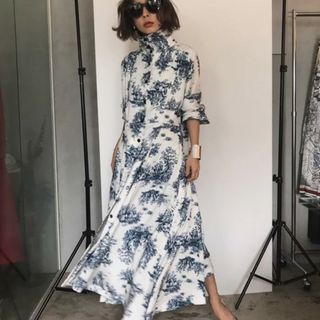 アメリヴィンテージ(Ameri VINTAGE)のAMERI  UNDRESSED AVA TURTLE NECK DRESS(ロングワンピース/マキシワンピース)