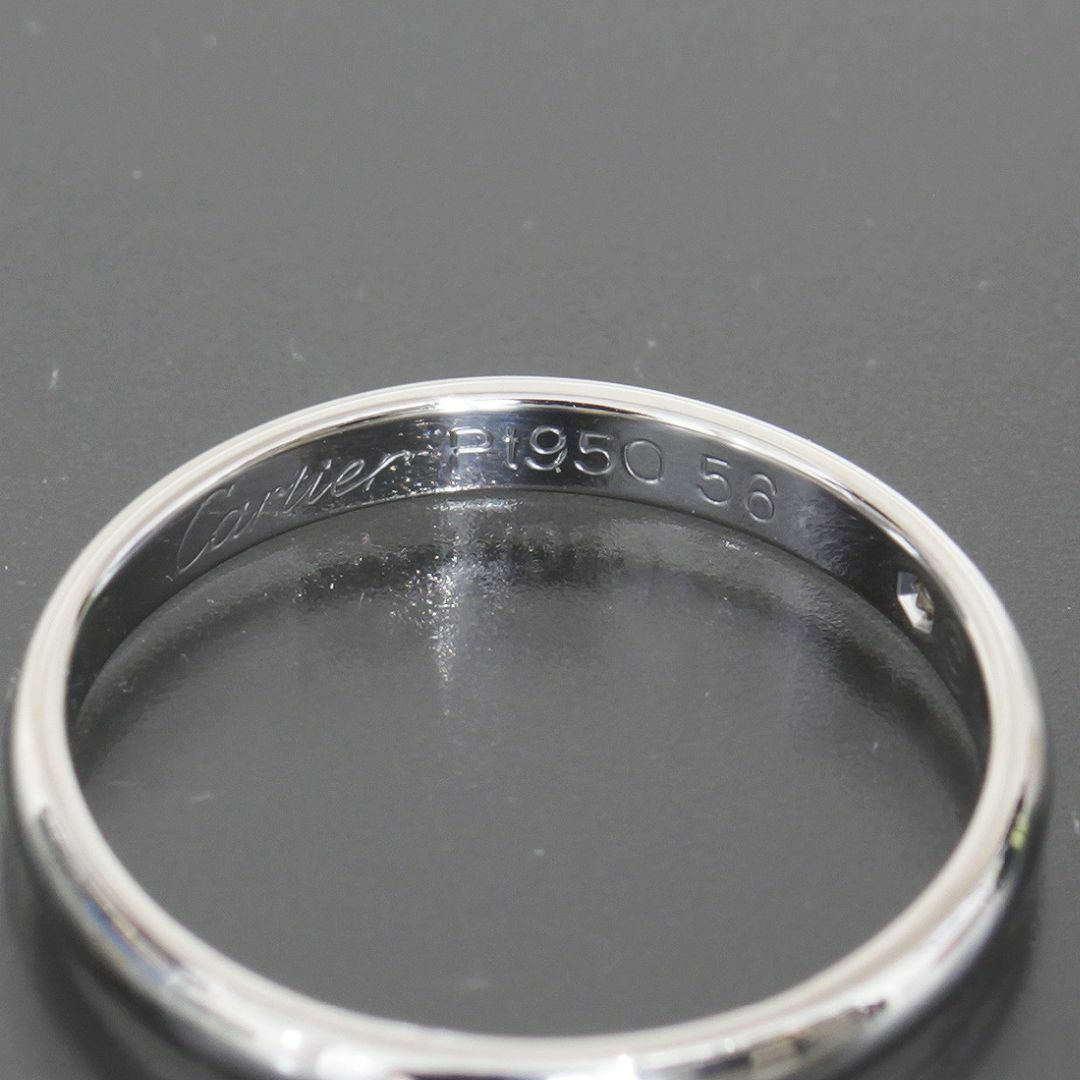 カルティエ Cartier ダイヤ リング 15.5号 pt950 大きめ 指輪