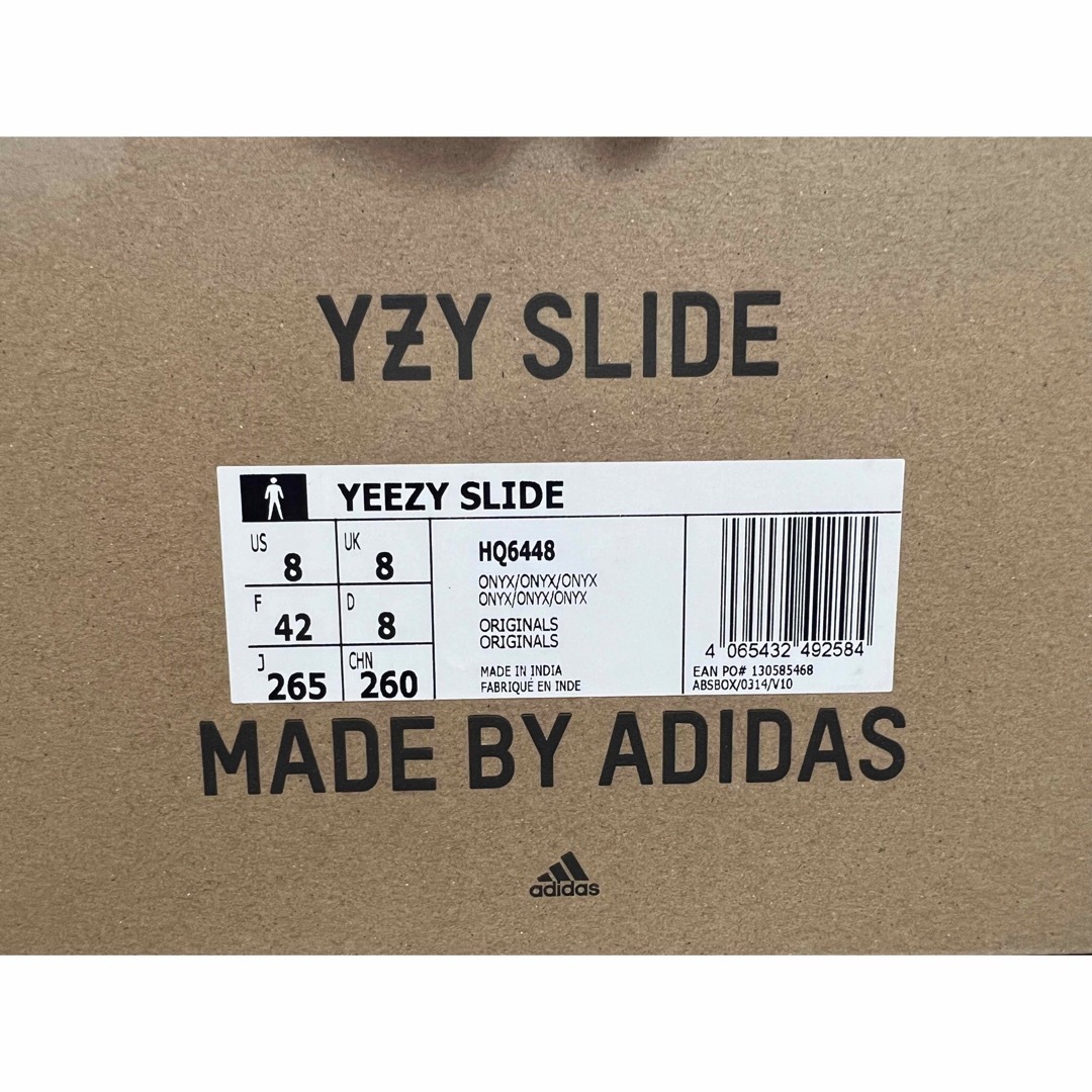 アディダス YEEZY Slide Onyx オニキス 26.5cm