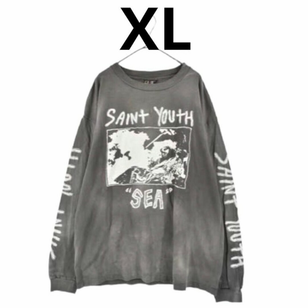 SAINT MICHAEL 21AW×WIND AND SEA L/S TEE