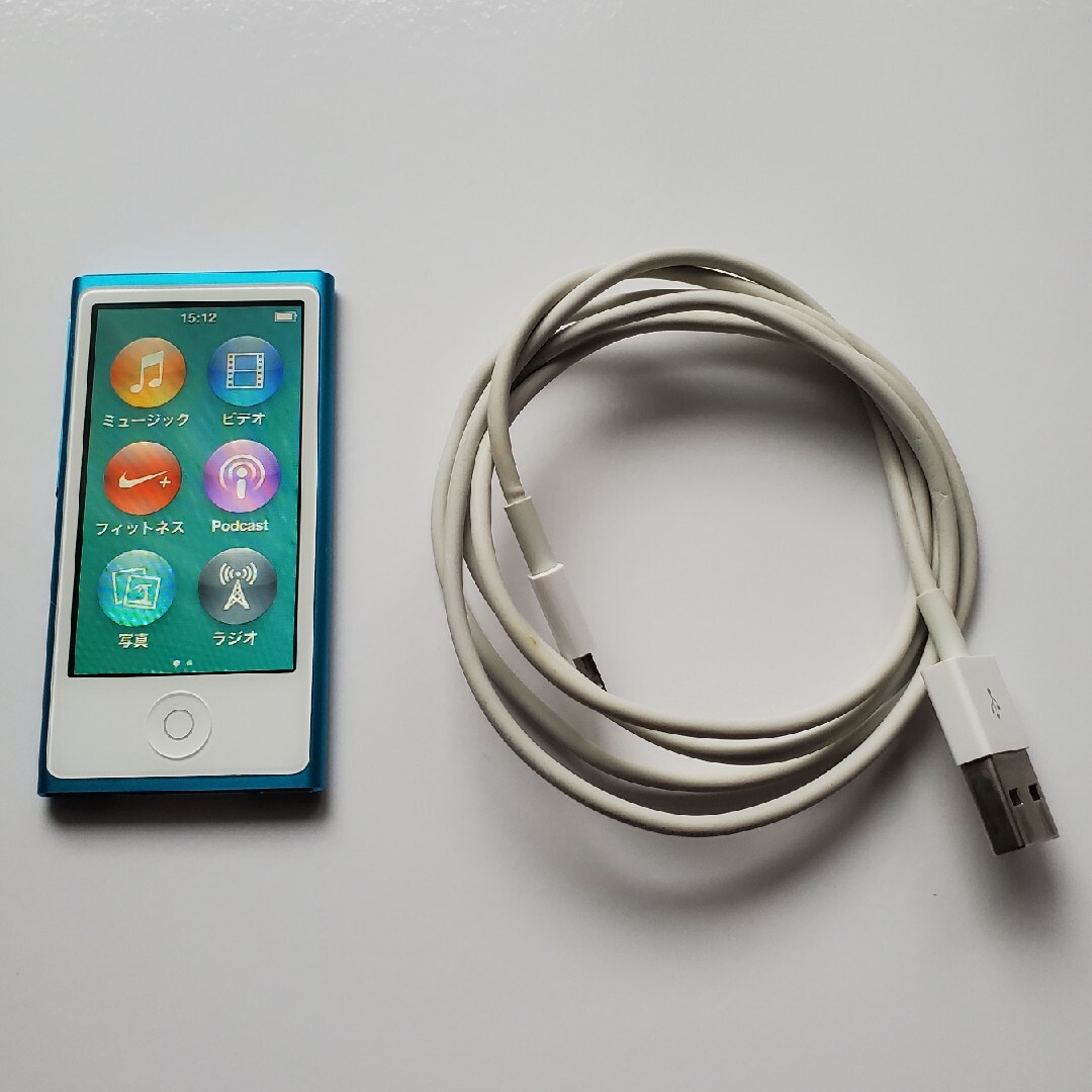 Apple(アップル)のiPod nano 第7世代 スマホ/家電/カメラのオーディオ機器(ポータブルプレーヤー)の商品写真