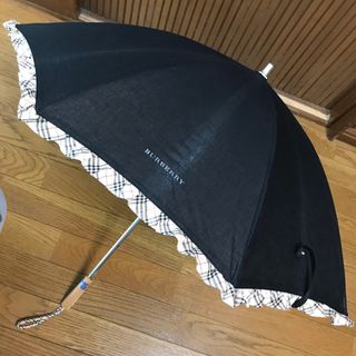 バーバリー(BURBERRY)のバーバリー傘　UV加工　晴雨兼用　雨具　日傘　プチパラ(傘)