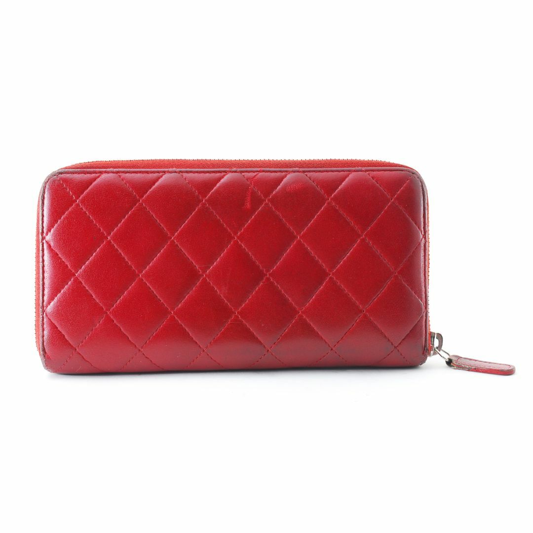 CHANEL(シャネル)のChanel マトラッセ ジップ 長財布 RED レディースのファッション小物(財布)の商品写真