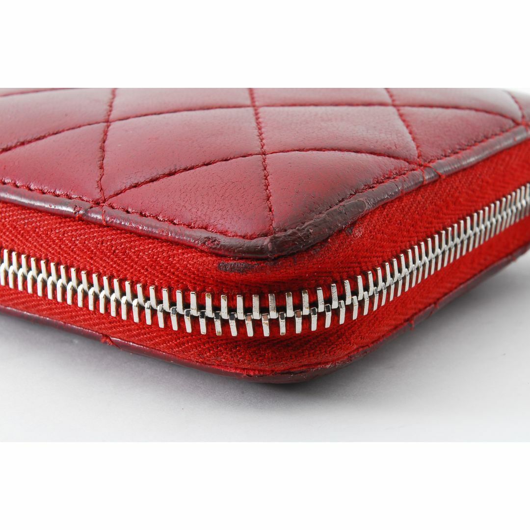 CHANEL(シャネル)のChanel マトラッセ ジップ 長財布 RED レディースのファッション小物(財布)の商品写真