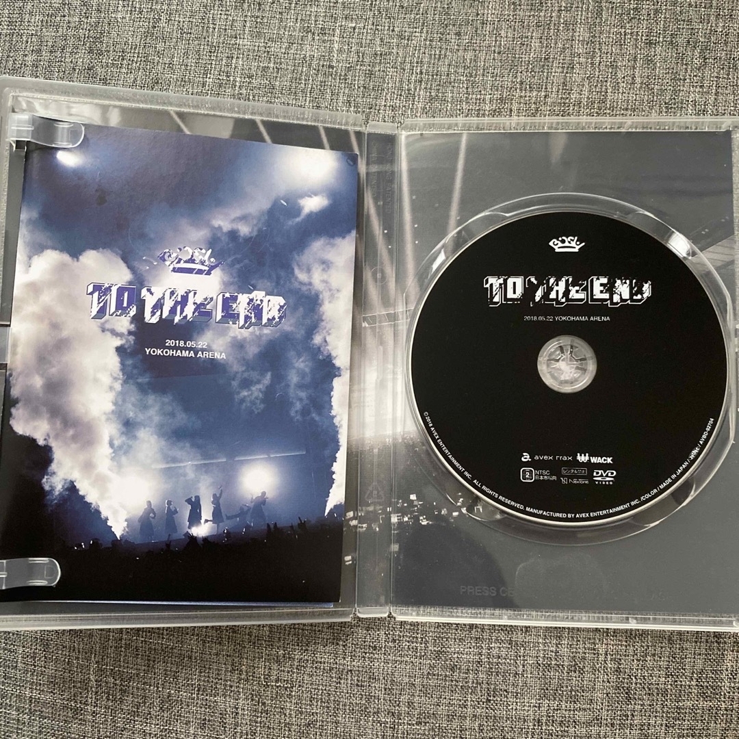 BiSH“TO　THE　END” DVD エンタメ/ホビーのDVD/ブルーレイ(ミュージック)の商品写真