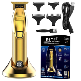 KEMEI KM-i32(ゴールド)フェードカット必需品❗️(メンズシェーバー)
