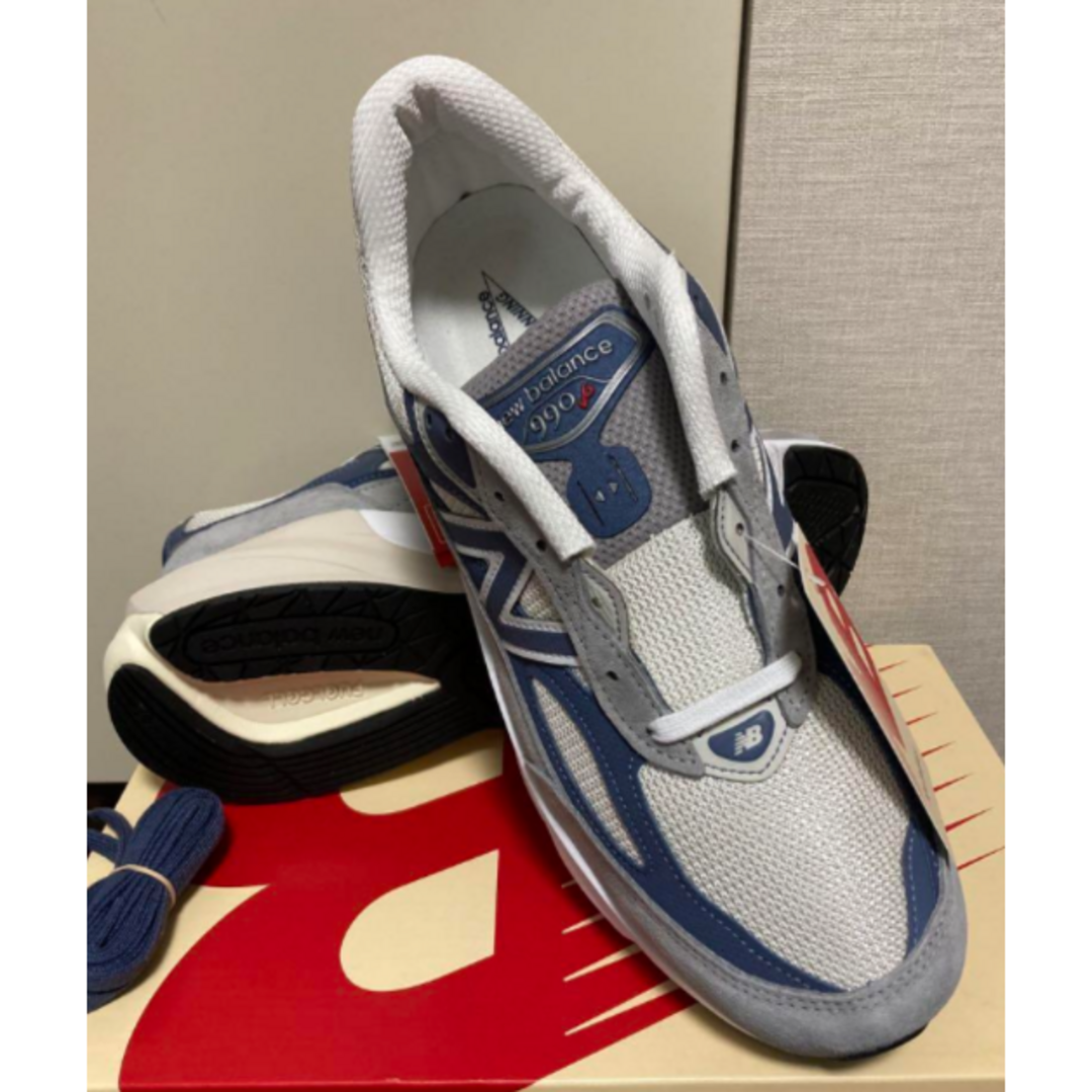 ニューバランス U990 TA4 V4 26.5cm グレー ネイビー 人気アイテムをお