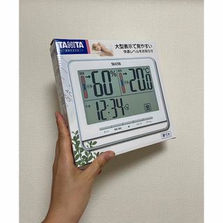 タニタ(TANITA)のタニタ デジタル温湿度計 ホワイト TT-538-WH(1台)(その他)