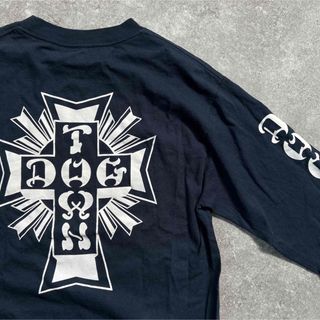 ドッグタウン(DOG TOWN)のDOGTOWN ドッグタウン クロスロゴ 定番 ロンT 長袖 Tシャツ M(Tシャツ/カットソー(七分/長袖))