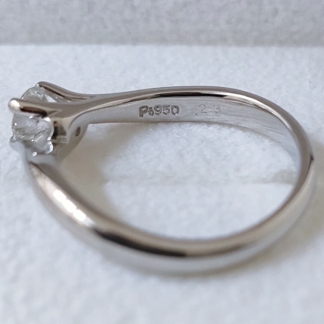 ラザール ダイヤモンド リング Pt950 0.236ct F VS-2 EXの通販 ラザール ダイヤモンド リング Pt950 0.236ct F VS-2 EXの通販