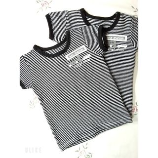 ニッセン(ニッセン)のニッセン♡Tシャツ2枚set👦サイズ100 ボーダー　お揃い　春夏🌴(Tシャツ/カットソー)