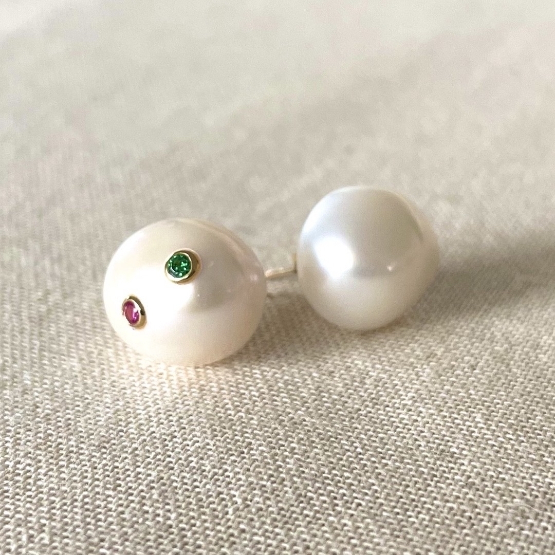 週末お値下げ】THE SHISHIKUI シシクイ パールピアス 百々千晴 - ピアス