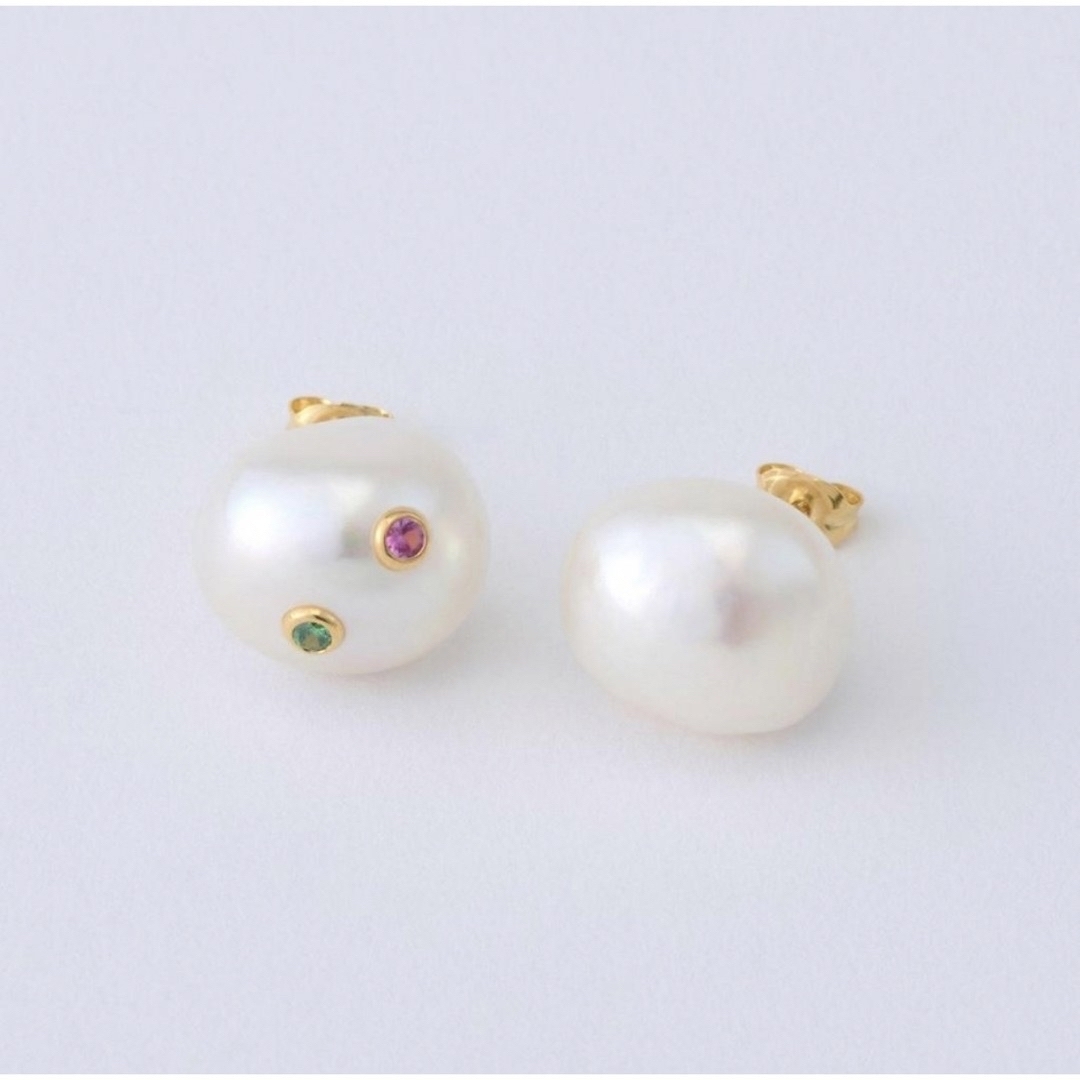 週末お値下げ】THE SHISHIKUI シシクイ パールピアス 百々千晴 - ピアス