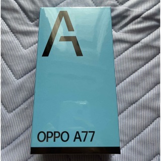 オッポ(OPPO)の新品未開封 OPPO A77 ブルー　128GB (スマートフォン本体)