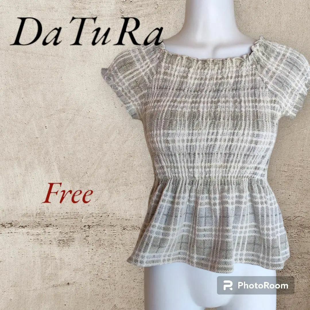 DaTuRa(ダチュラ)の【美品】DaTuRa ダチュラ トップス【送料無料】 レディースのトップス(Tシャツ(半袖/袖なし))の商品写真