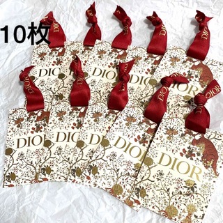 クリスチャンディオール(Christian Dior)のディオール リボン付きカード 2022 海外限定 トラ しおり ノベルティ(ラッピング/包装)