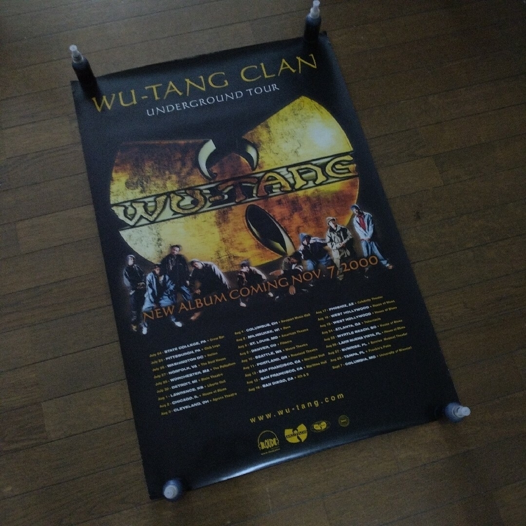 Wu-Tang Clan　ウータンクラン　THE W　 ポスター　HIP HOP エンタメ/ホビーのコレクション(印刷物)の商品写真