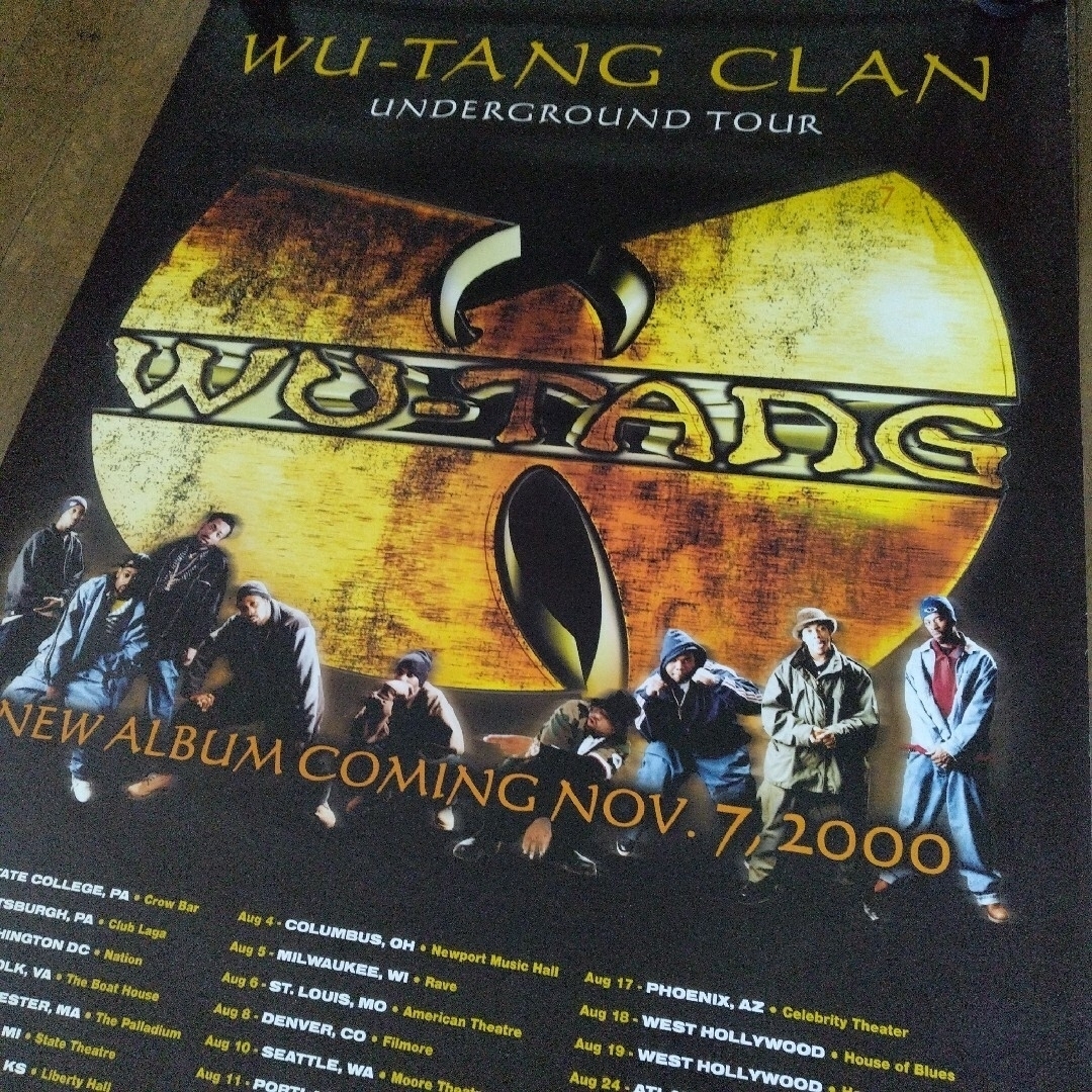 Wu-Tang Clan　ウータンクラン　THE W　 ポスター　HIP HOP エンタメ/ホビーのコレクション(印刷物)の商品写真