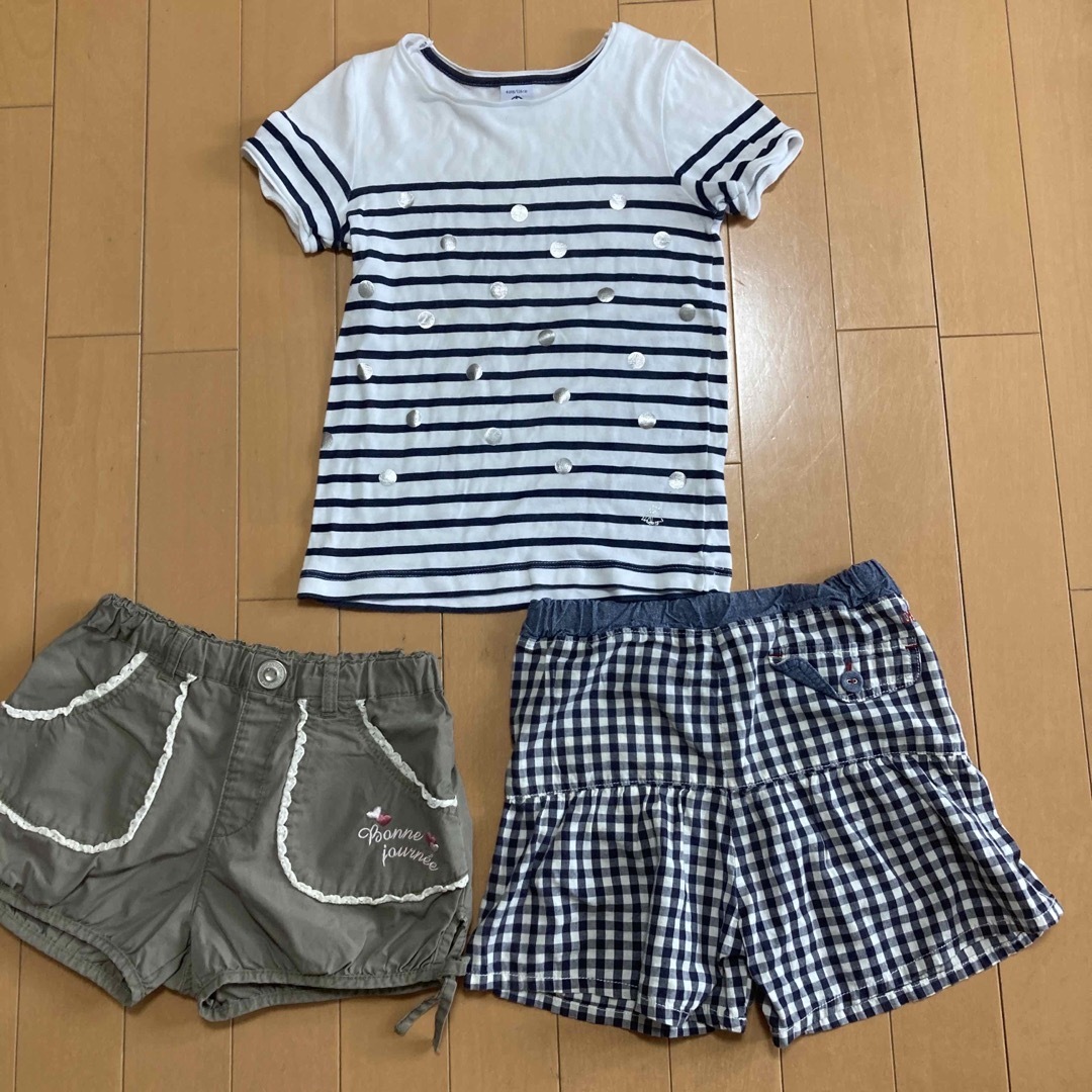 PETIT BATEAU(プチバトー)の110センチ　3枚セット キッズ/ベビー/マタニティのキッズ服女の子用(90cm~)(パンツ/スパッツ)の商品写真