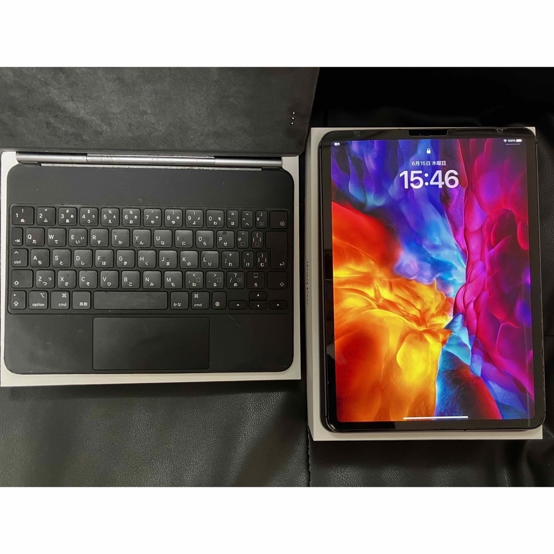 Apple(アップル)の2点セットiPad Pro 11インチ 128GB Magic Keyboard スマホ/家電/カメラのPC/タブレット(タブレット)の商品写真