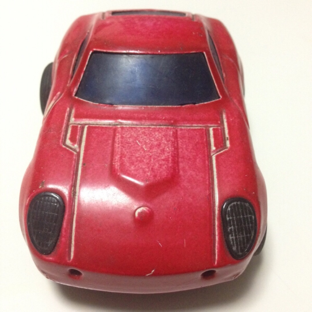 ラッピング無料】 ブリキ 玩具 車 ミニカー スポーツカー 赤 レトロ