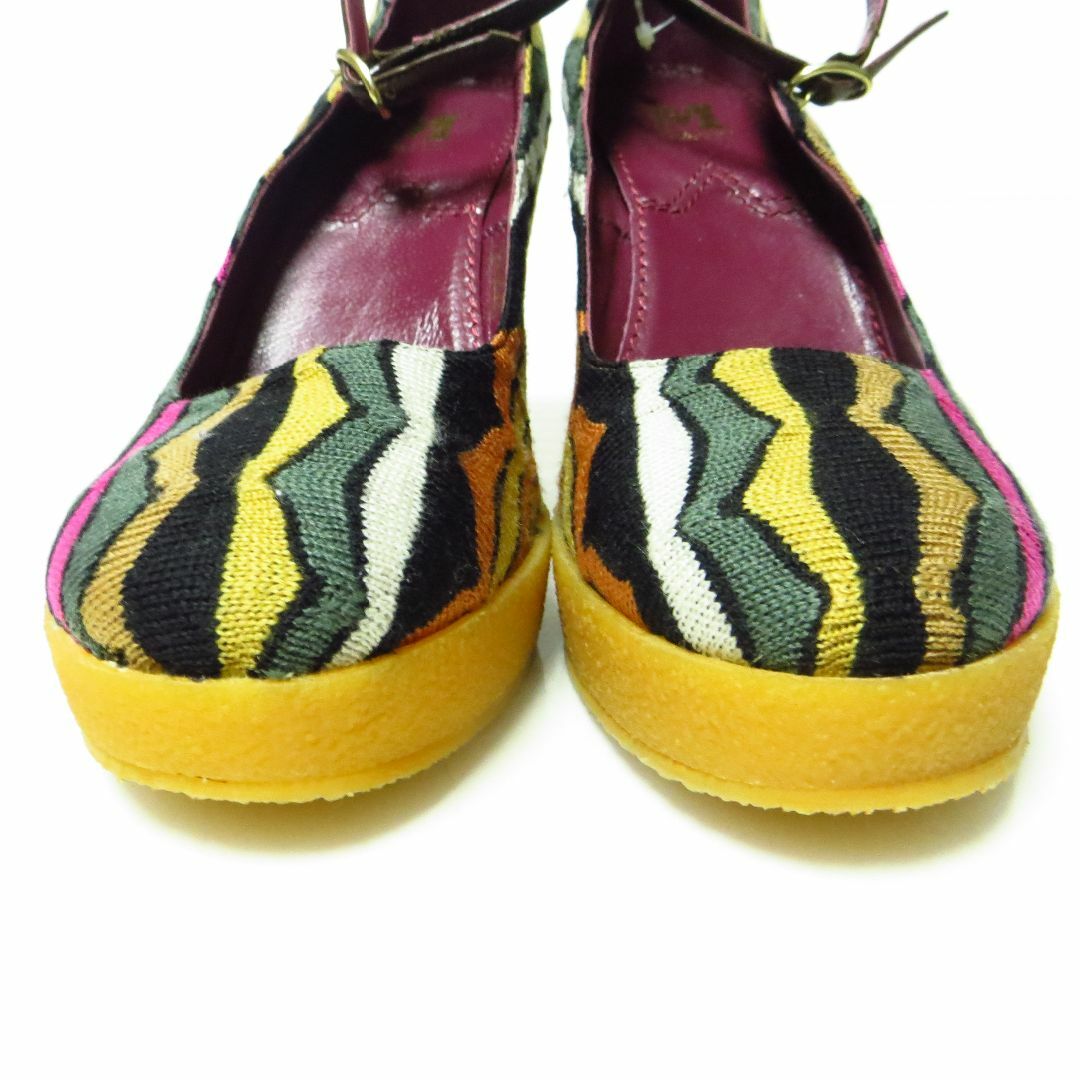 MISSONI(ミッソーニ)のほぼ未使用 MISSONI ミッソーニ ウェッジソール パンプス レディースの靴/シューズ(ハイヒール/パンプス)の商品写真