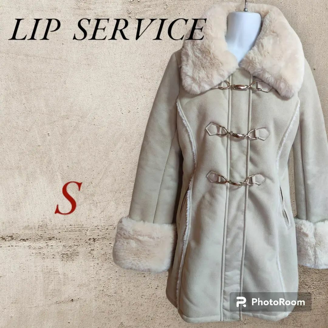 LIP SERVICE(リップサービス)の【美品】LIP SERVICE  フェイクムートンコート【送料無料】 レディースのジャケット/アウター(ダッフルコート)の商品写真