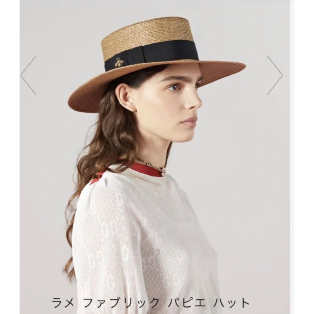 mama様専用 新品 GUCCI グッチ ラメ カンカン帽-