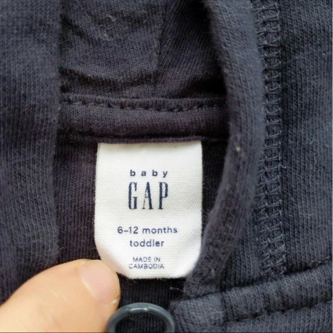 GAP　パーカー　ベビー　キッズ　ペア　リンクコーデ キッズ/ベビー/マタニティのベビー服(~85cm)(トレーナー)の商品写真