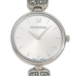 スワロフスキー(SWAROVSKI)の【本物保証】 箱付 超美品 スワロフスキー SWAROVSKI ドリームロック レディース クォーツ 腕時計 シルバー文字盤 2針 シンプル 5519309(腕時計)