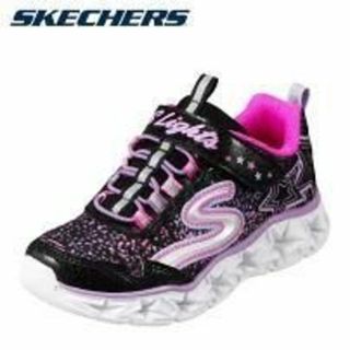 スケッチャーズ(SKECHERS)のタ40205　スケッチャーズ　光る靴　ブラック系　17ｃｍ(スニーカー)