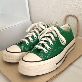 コンバース(CONVERSE)のCONVERSE  コンバース 緑 ct70 23cm(スニーカー)