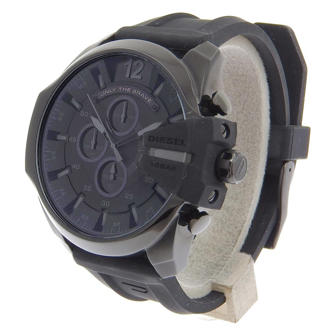 DIESEL クロノグラフ アナログクォーツ 新品電池 - 腕時計(アナログ)