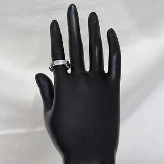 Tiffany & Co. - ティファニー T TWO ナロー 指輪 10号 K18WG 箱 E0366