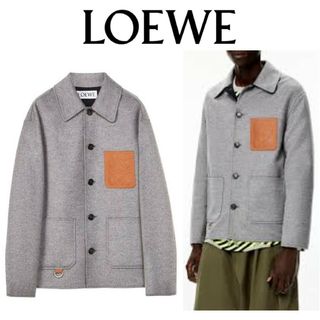 ロエベ(LOEWE)の定価35万円 LOEWE 2022SS カシミヤ ワークウェアジャケット コート(ブルゾン)