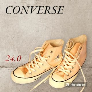 コンバース(CONVERSE)の【美品】CONVERSE ハイカットスニーカー 24cm(スニーカー)