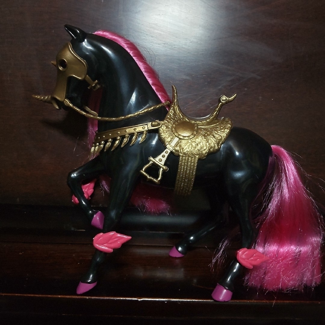 黒い馬　リカちゃん　Barbie　ゴールデンガール ハンドメイドのぬいぐるみ/人形(人形)の商品写真