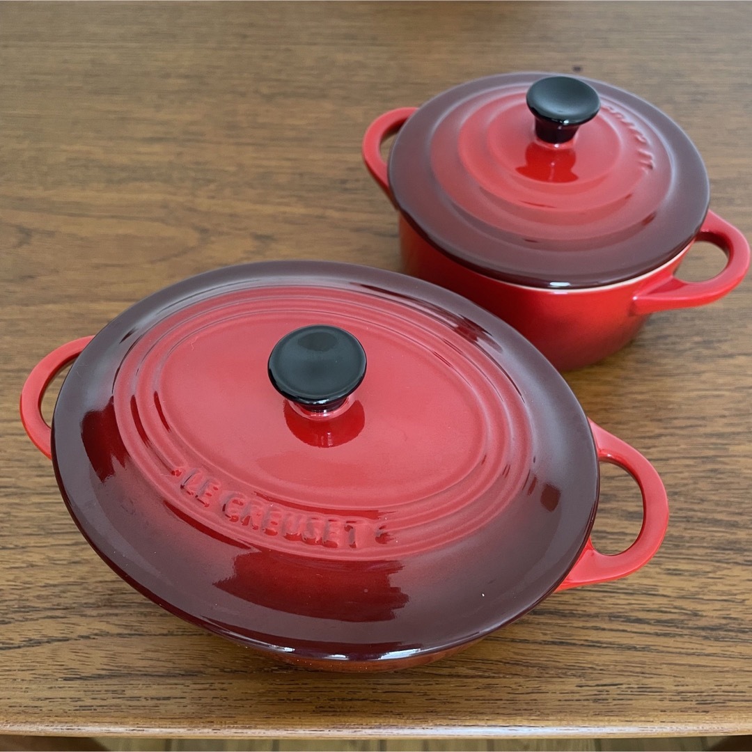 LE CREUSET - 新品未使用！ル・クルーゼ 人気のミニココット オーバル ...