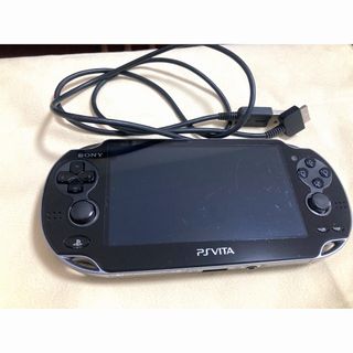 プレイステーションヴィータ(PlayStation Vita)のPS Vita PCH-1000 動作確認済 充電コード付 箱・説明書無(家庭用ゲーム機本体)