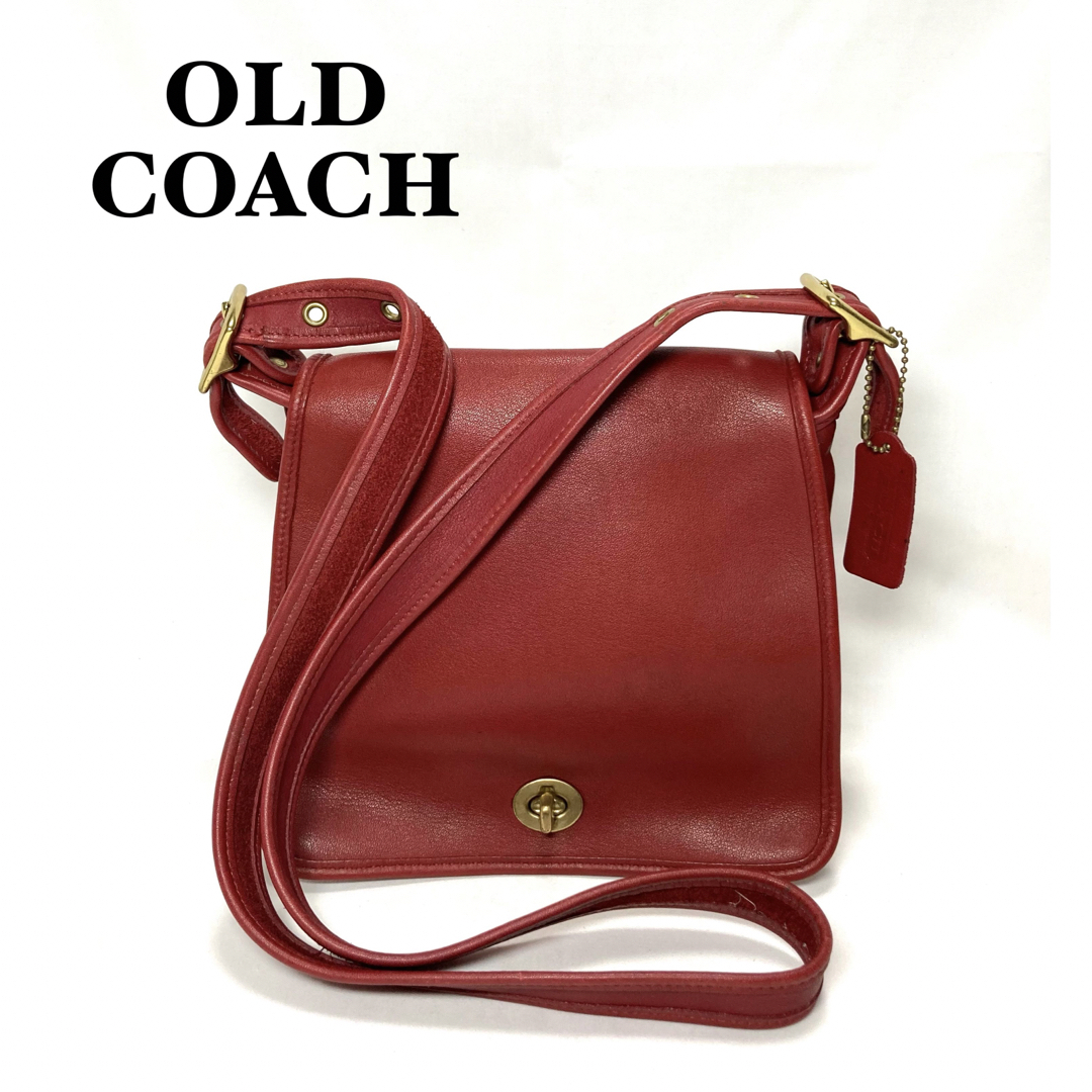 極美品】COACH オールドコーチ ショルダーバッグ ターンロック 9715