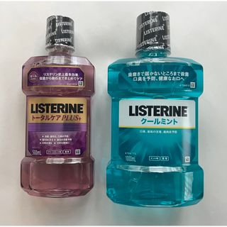 リステリン(LISTERINE)の【値下! 新品】リステリン トータルケア プラス500ml & クールミント1L(口臭防止/エチケット用品)