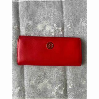 トリーバーチ(Tory Burch)の[美品]トリーバーチ長財布❣️(赤)(財布)