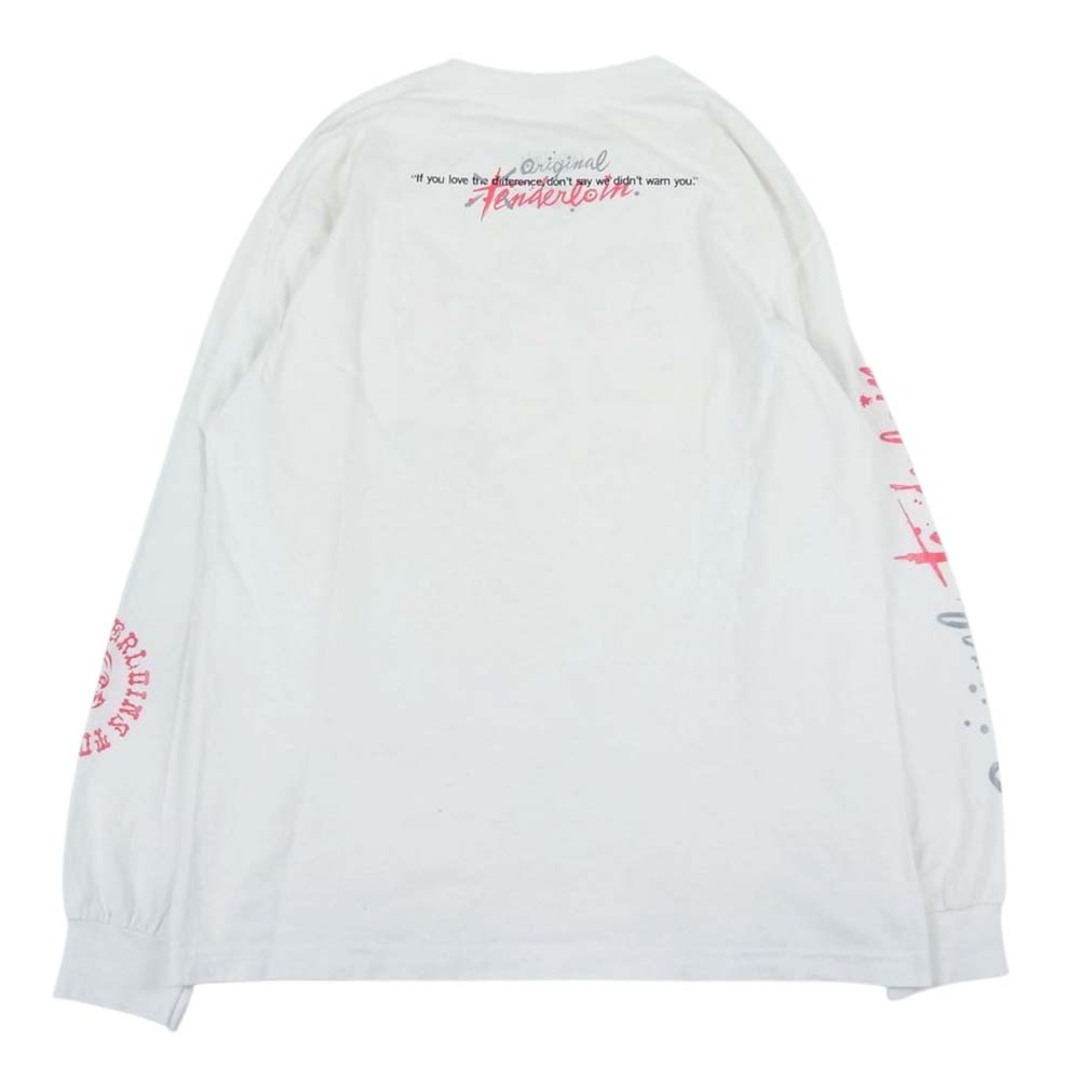 TENDERLOIN(テンダーロイン)のTENDERLOIN テンダーロイン TEE L/S T.W.B.P.M エイプ ボルネオスカル 長袖 Tシャツ ホワイト系 M【中古】 メンズのトップス(シャツ)の商品写真