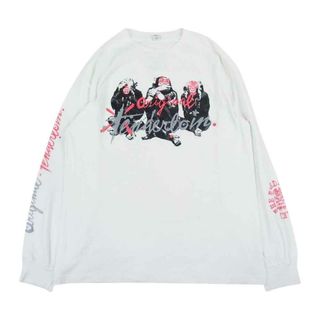 テンダーロイン(TENDERLOIN)のTENDERLOIN テンダーロイン TEE L/S T.W.B.P.M エイプ ボルネオスカル 長袖 Tシャツ ホワイト系 M【中古】(シャツ)