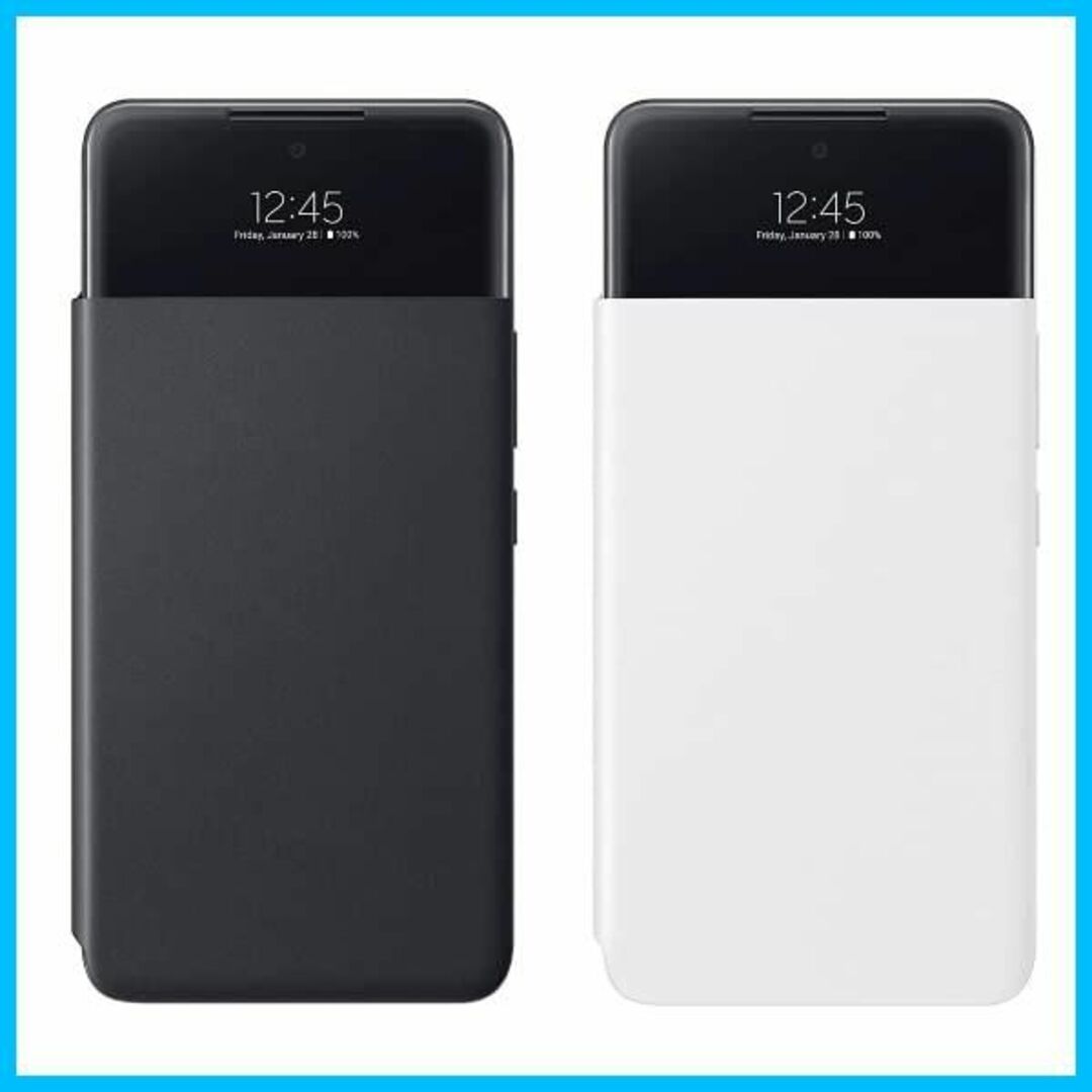 【色: ホワイト】Galaxy A53 5G | スマートSビューウォレットカバ