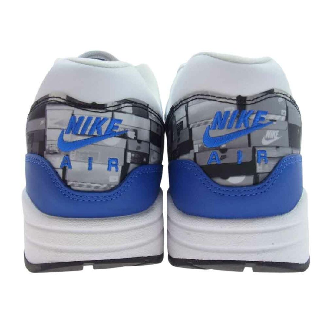 NIKE(ナイキ)のNIKE ナイキ スニーカー AQ0927-100  AIR MAX 1 PRNT WE LOVE NIKE white game royal neutral grey ローカット スニーカー ホワイト系 ブルー系 グレー系 27.5cm【中古】 メンズの靴/シューズ(スニーカー)の商品写真