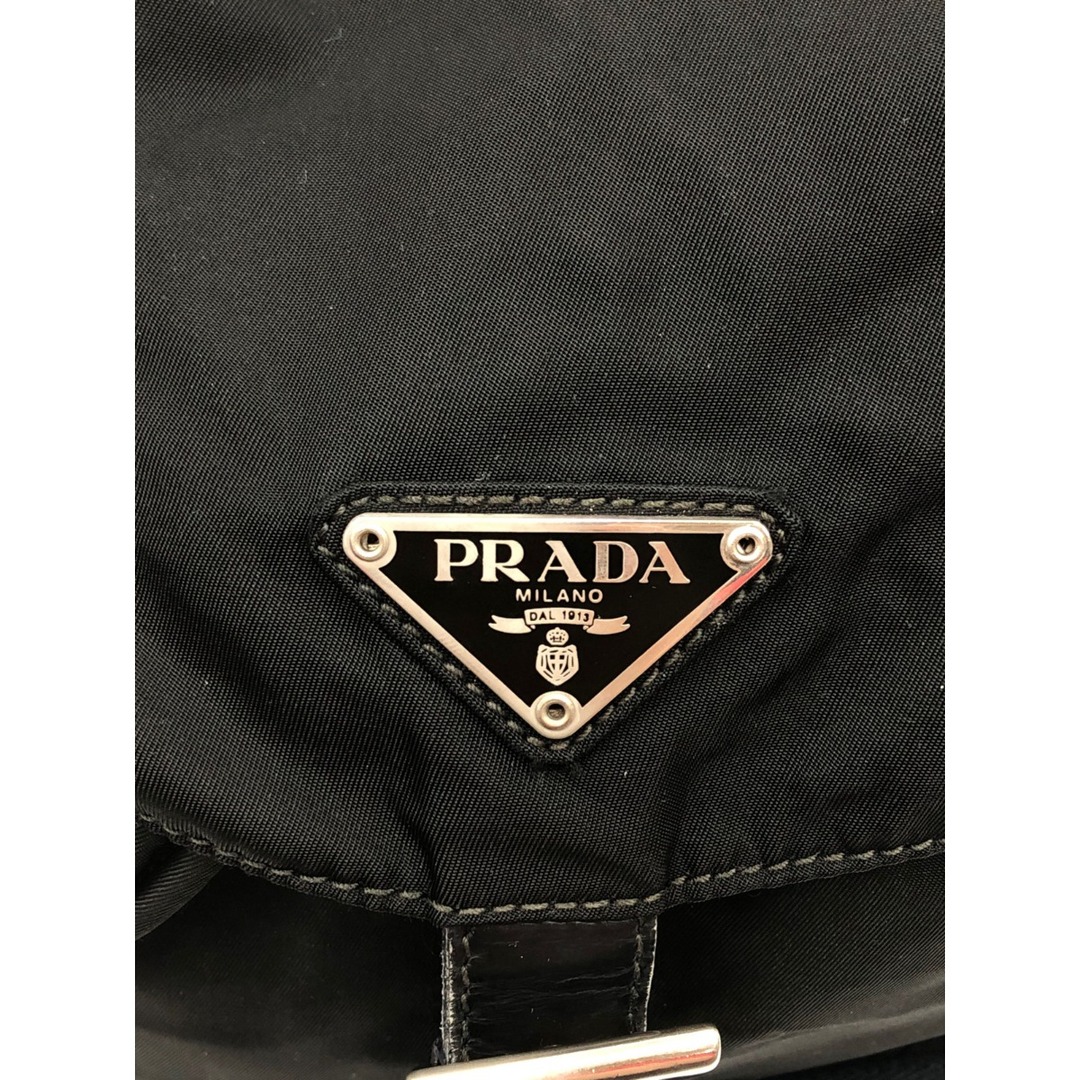 PRADA(プラダ)の〇〇PRADA プラダ リュック デイパック ロゴプレート  ブラック レディースのバッグ(その他)の商品写真