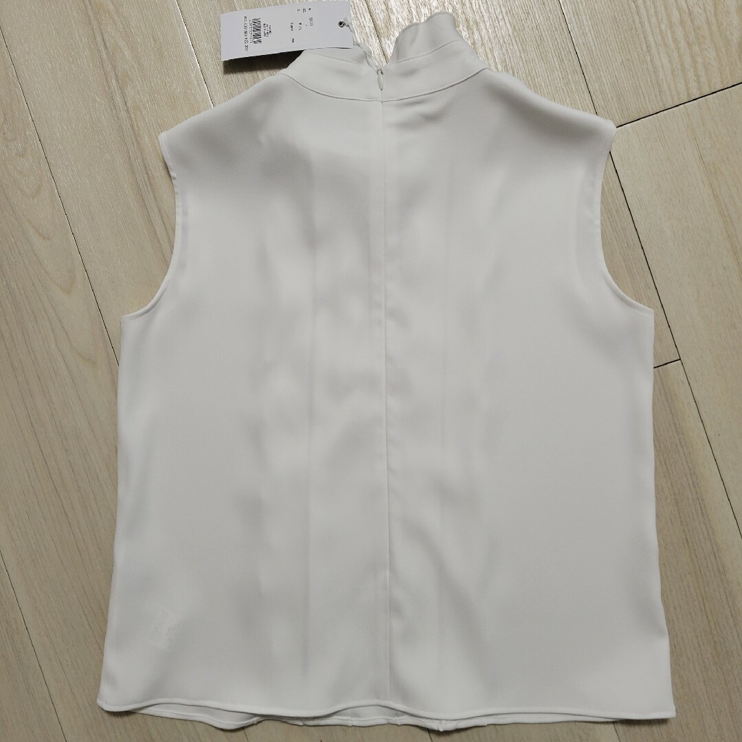 完売品】sheller シェリエ スリーブレスeleganceフリルブラウス
