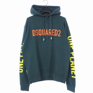 ディースクエアード BIGパーカ/DSQUARED2 HOME ロゴプリント