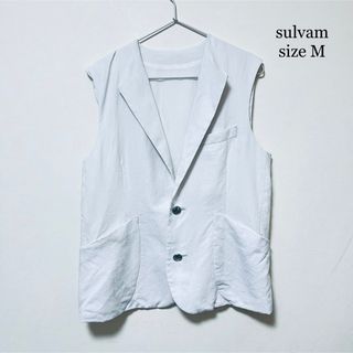 サルバム(sulvam)のsulvam サルバム リネンベスト ホワイト(ベスト)